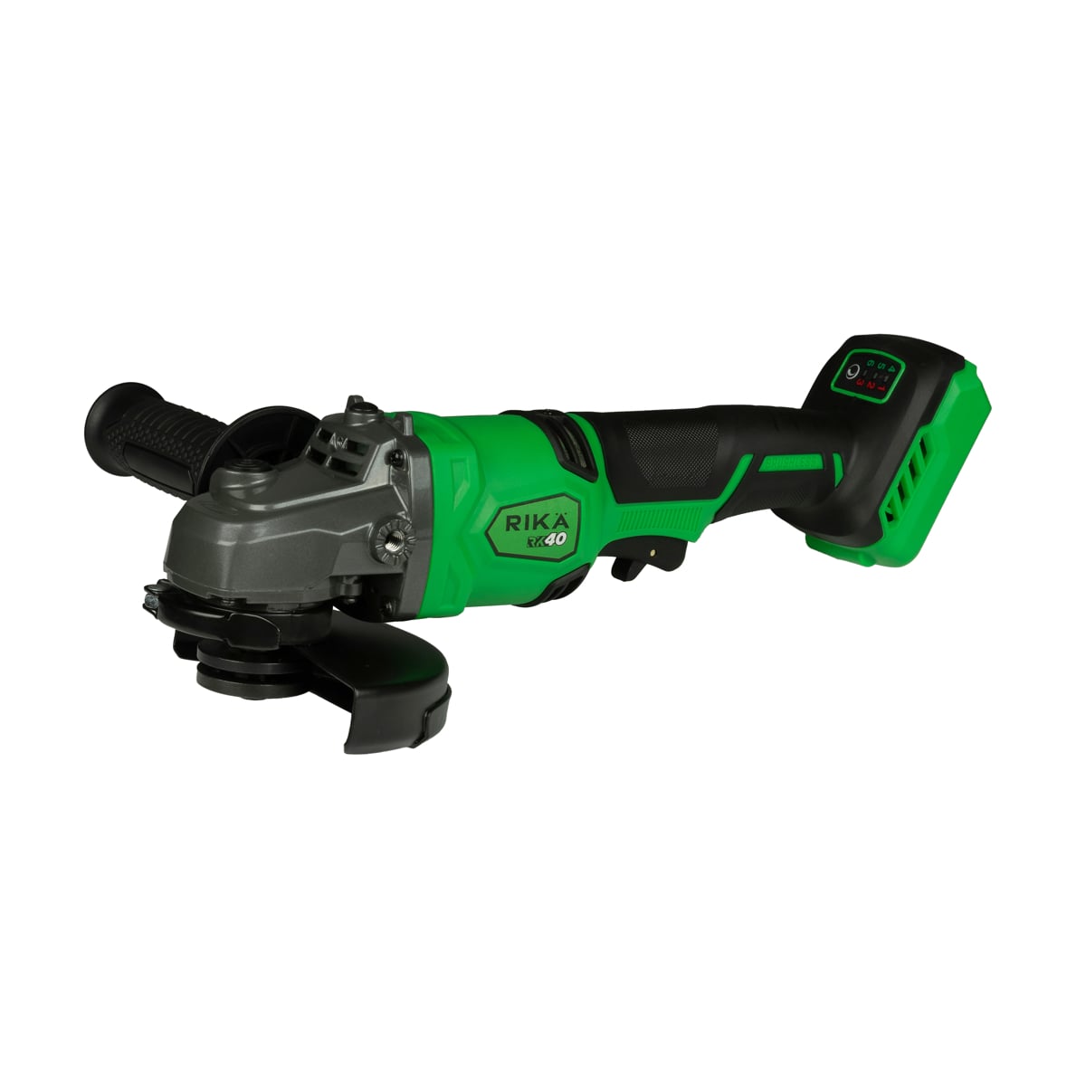 Rikä RK40 40V 125mm (5in) Cordless Braking Angle Grinder | Brushless Motor | Body Only